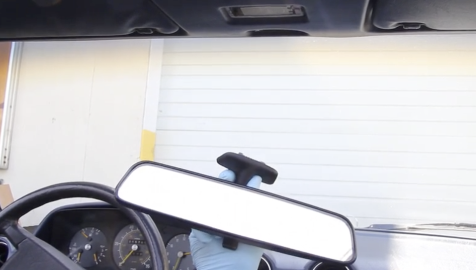 Mercedes rear discount view mirror
